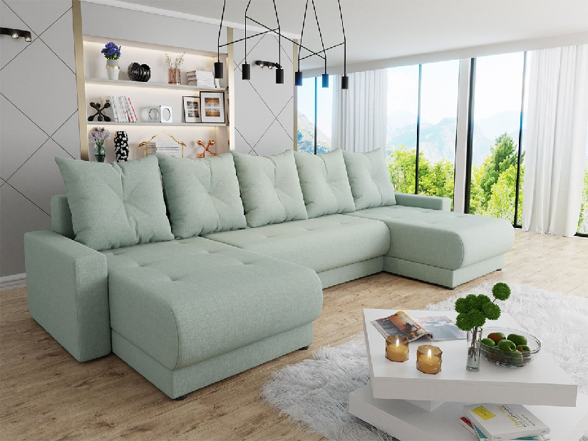 Széthúzható kanapé tárolóhellyel Jasmine U (Lux 29)