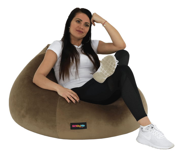 Babzsák Trikky (szürkésbarna)