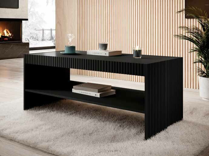 Dohányzóasztal Pallea (fekete)