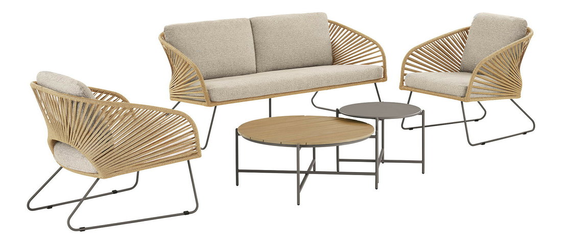 Kerti szett Neavetaora 2 (bézs + homok)