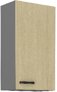 Dulap superior de bucătărie Scarmi 50 G-90 1F (Antracit + Herringbone scandi)