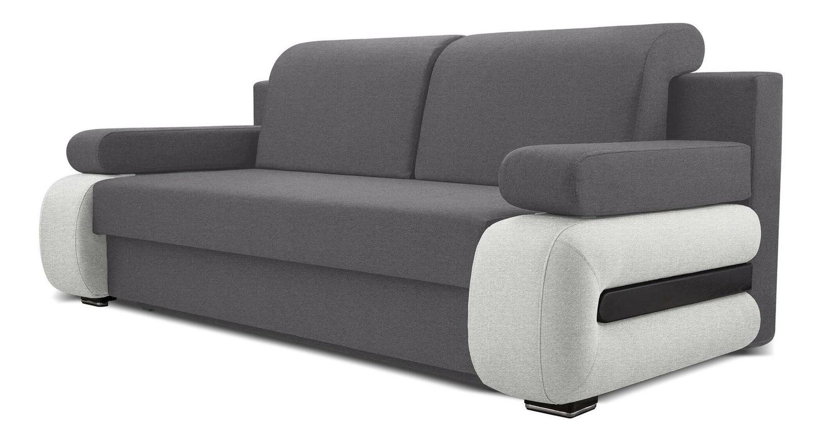 Háromszemélyes kanapé Garlip (szürke + világosszürke)