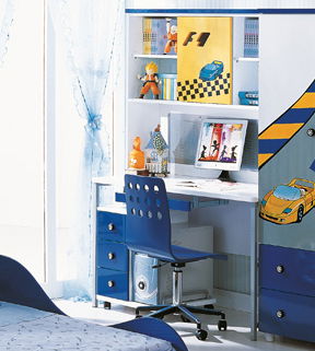 Masă PC Kuba 382 (cu raft)