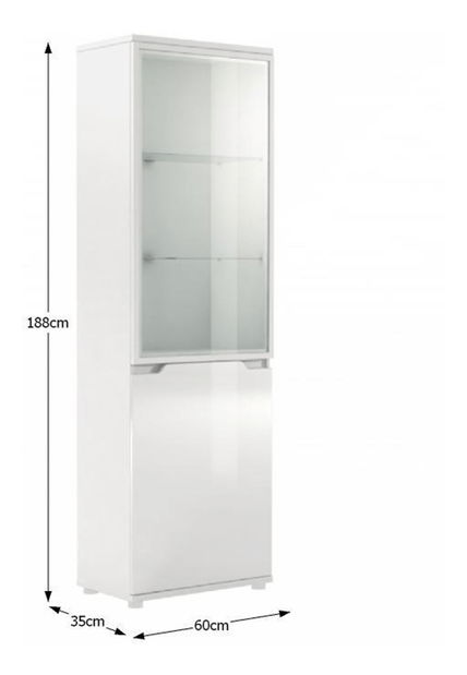 Vitrína Aberdovey AS 10 (s osvetlením)