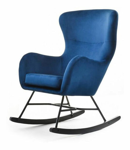 Fotoliu Nesia (albastru marin + fag negru)