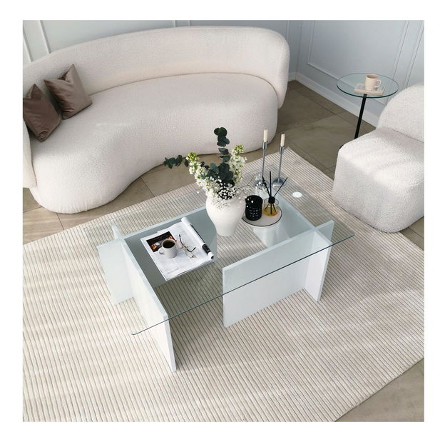 Stolić za kavu Elizei (bijela) *outlet moguća oštećenja