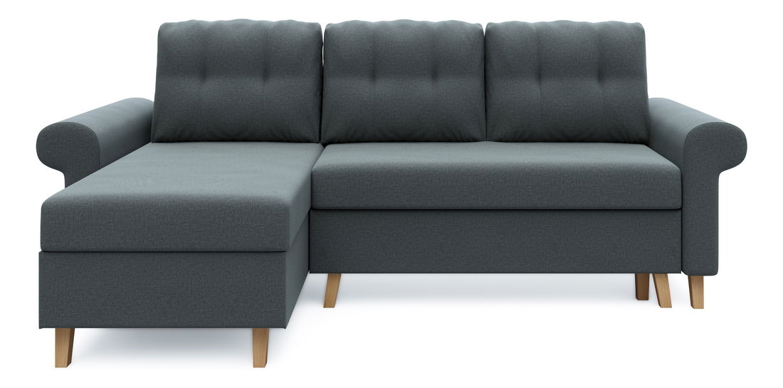 Rohová sedačka Ostrol (sivá) (L)