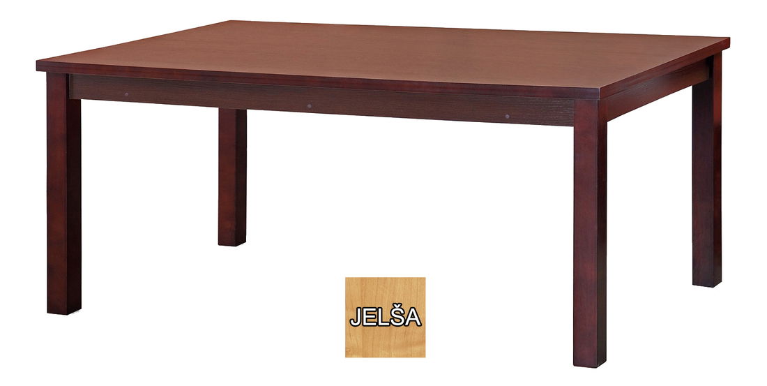 Jedálenský stôl Samba 180x100 (pre 8 osôb) (jelša) *bazár