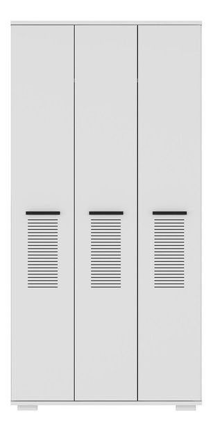 Ruhásszekrény Asemolla C (fehér)