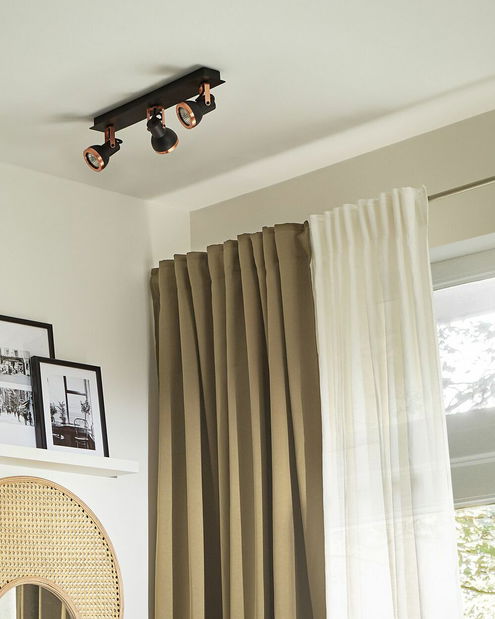 Aplică de tavan Braulio (cupru + Negru)