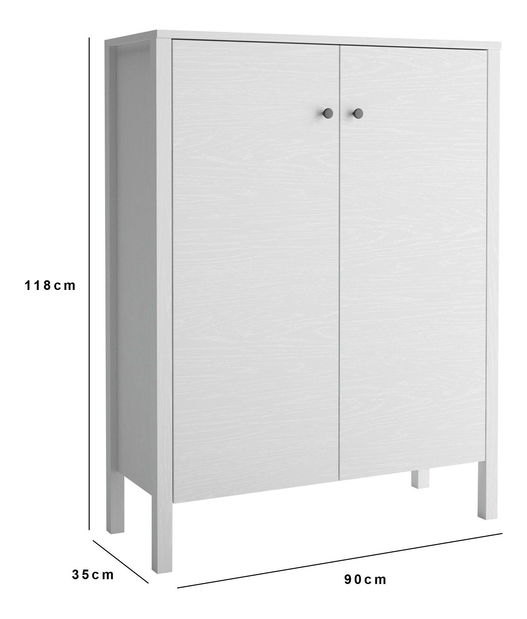 Pantofar (dulap pantofi) Franc 39 (lemn alb) *vânzare stoc