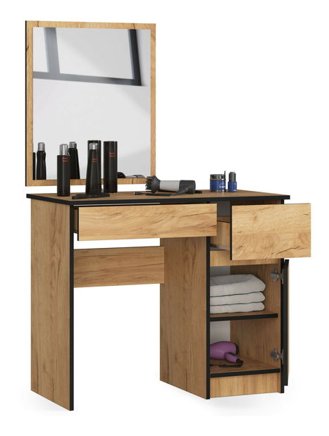 Masă de toaletă Pritha (stejar craft)