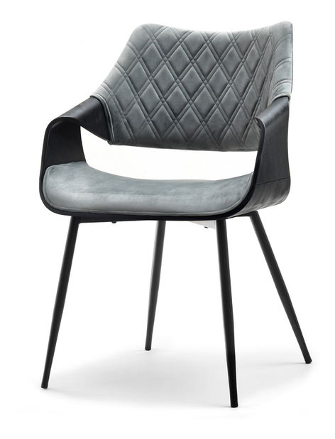 Stolica Rolf K (crno-siva + crna)