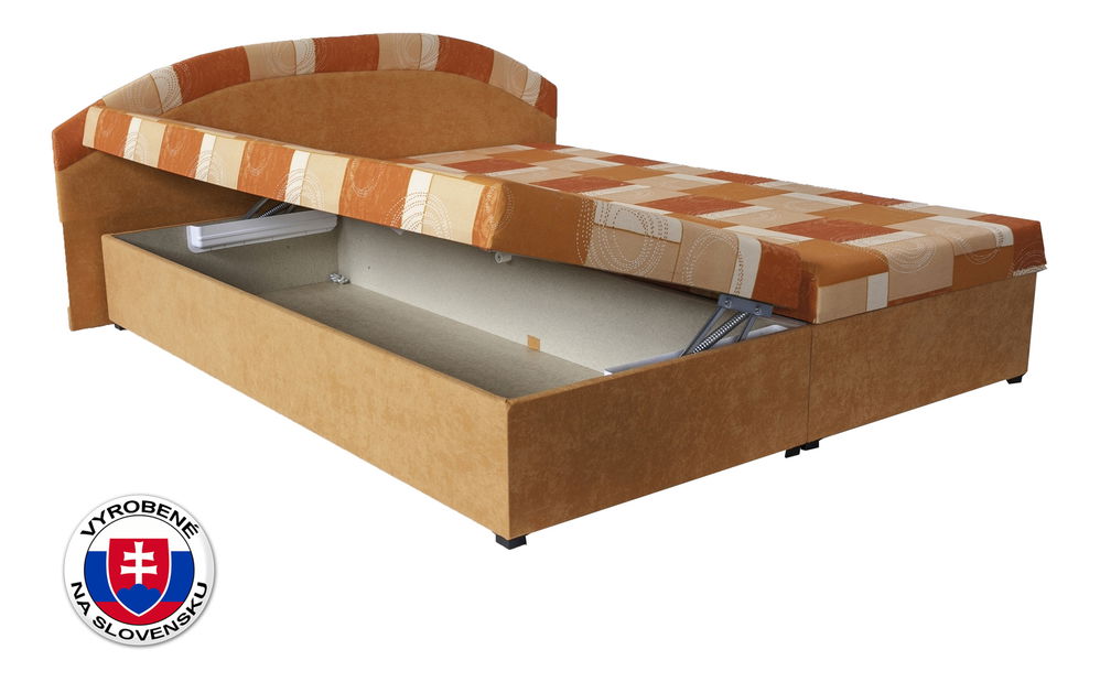 Manželská posteľ 165 cm Evita (s matracom)