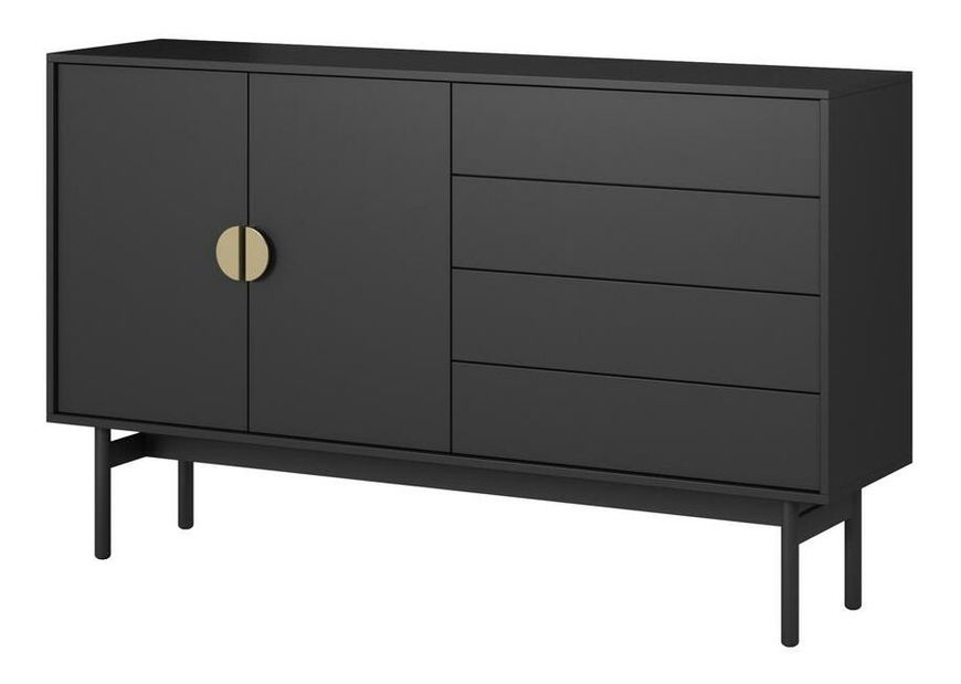 Szekrény Stellia S5 (fekete)