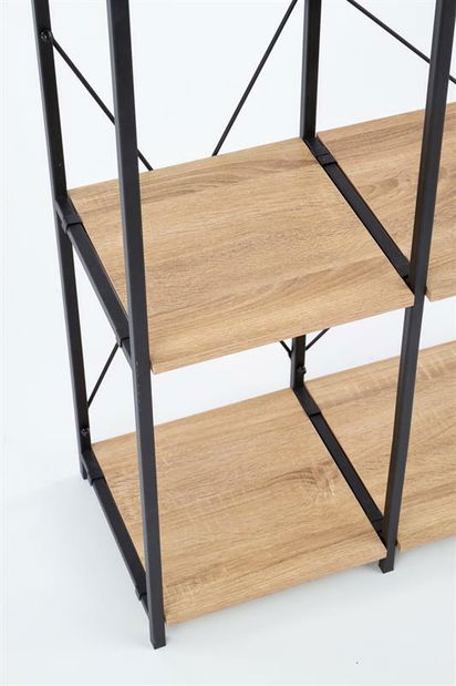 Regál Break (sonoma tölgy + fekete)