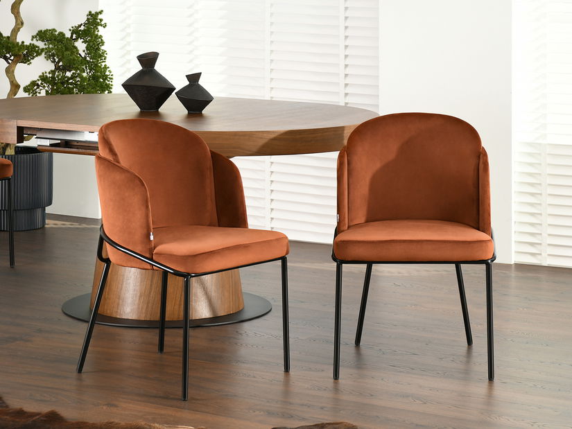 Jedálenská stolička Continuara (čierna)