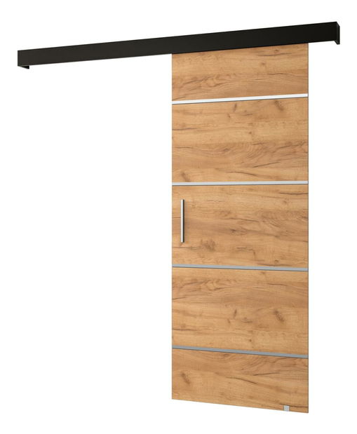 Uși culisante 80 cm Slavdro 4 (craft auriu + negru mat)