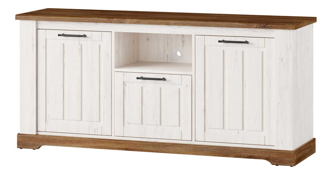 Masă TV/comodă Cantaro 26 (pin andersen + stejar stirling)