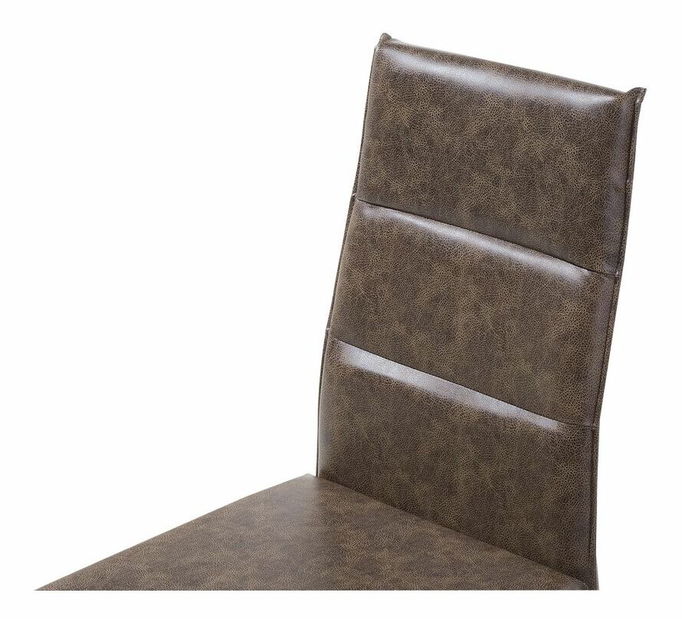 Set 2 buc. scaune pentru sufragerie Redford (maro deschis)