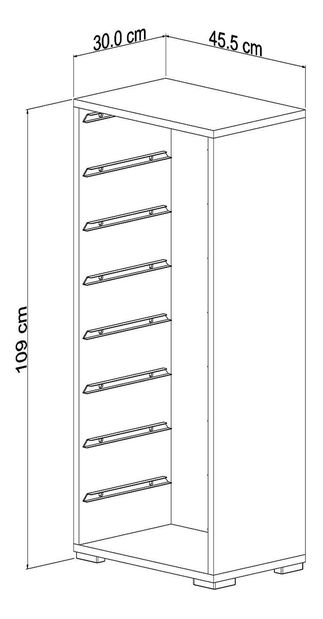 Organizator jucării Dremonka 4 (alb + galben)