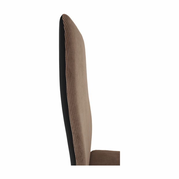 Blagovaonska stolica Enrico (svijetlo smeđa + crna)