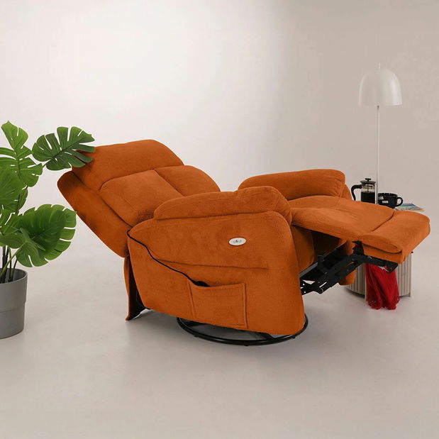 Polohovateľné kreslo Comfie (červená)