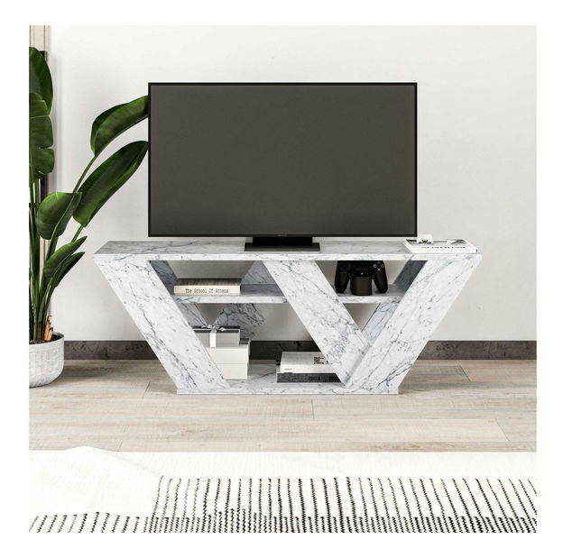 TV asztal Parvati (carrarai márvány)