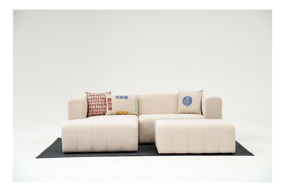 Kutna garnitura Beyzometta (L) (krem)