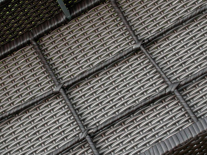 Șezlong pentru grădină Parma (maro închis)