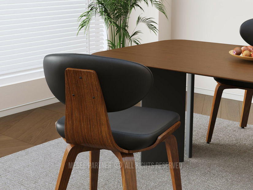 Jedálenská stolička Jugar (čierna)