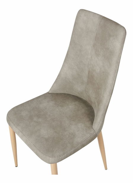 Set 2 ks jedálenských stoličiek Chris (sivá)