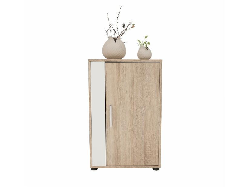 Mobilier living Azope (stejar sonoma + alb) 