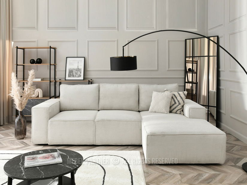 Sarokkanapé Cerebral (krém + fekete)