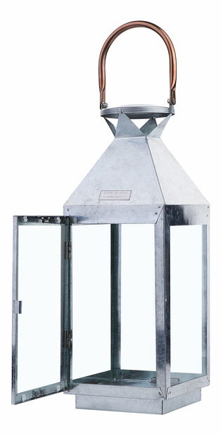 Lanterna PONURU 50 cm (metal) (srebrna)