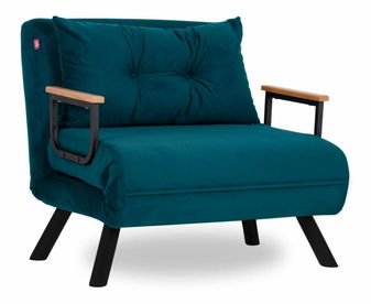 Rozkladacie kreslo Sandy (petrolejová)