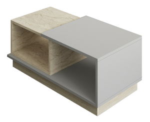 Măsuță cafea Concepto (travertin + gri)