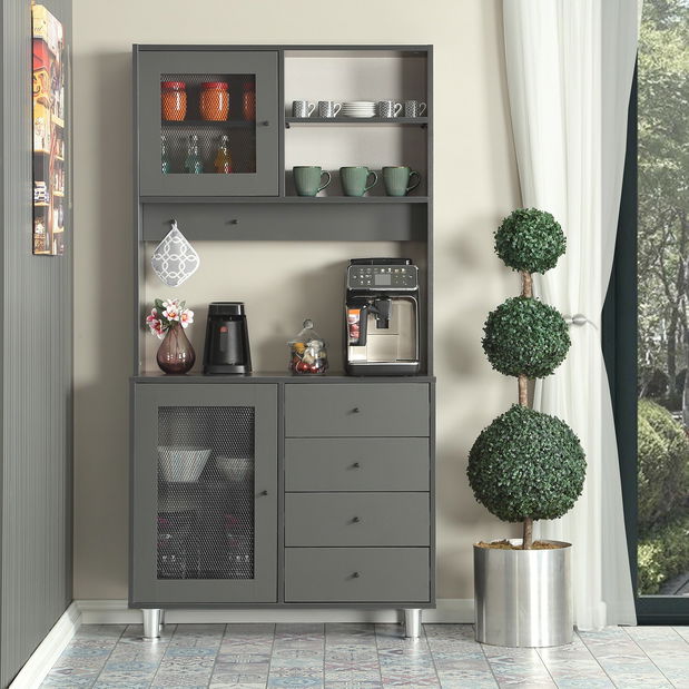 Bufet Grandene (antracit)