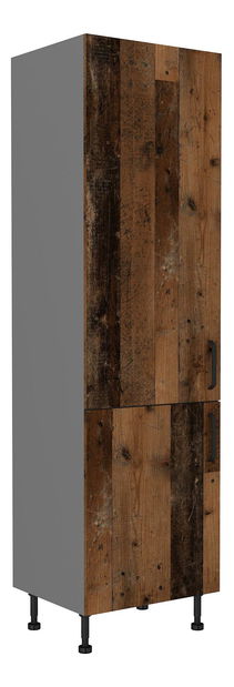 Kuhinjski ormarić za hladnjak Oldie 60 LO 215 2F (korpus: antracit + front: old style)