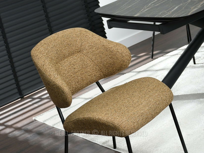 Stolica Estrida K (svijetlosmeđa + crna)