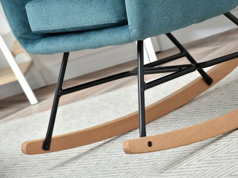 Fotel Nesia (türkiz + fekete bükk)