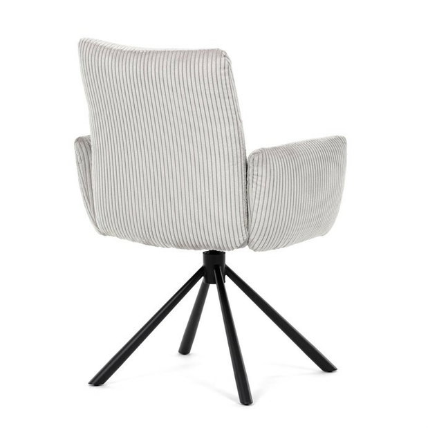 Jedálenská stolička Daston (krémová)