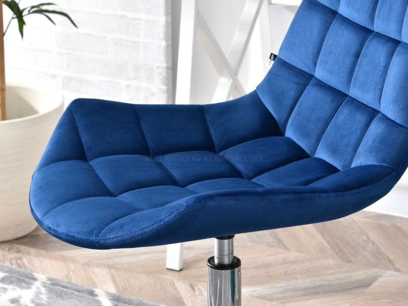 Scaun Eleanor (albastru marin + negru)