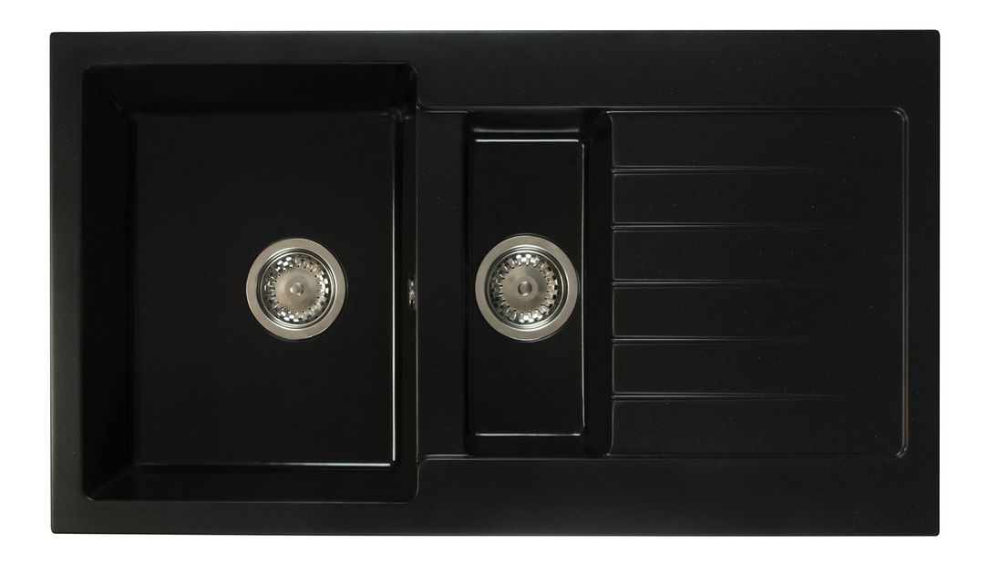 Kuchynský drez Altava (čierna) (bez otvoru pre batériu) (P)