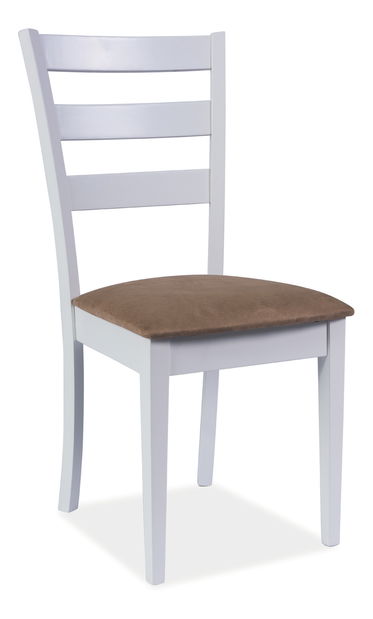 Jedálenská stolička CD-86 (béžová + biela)