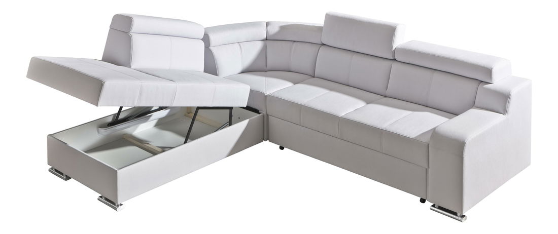 Rohová sedačka Orin 2 (biela) (L)