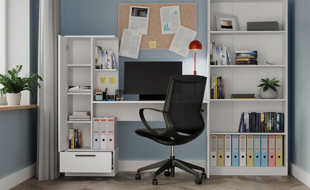 Set mobilier birou Conozca 1 (alb)