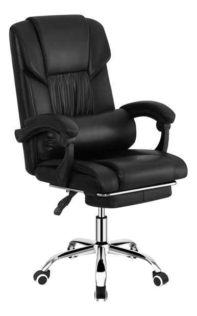 Kancelárske kreslo Andrew (čierna ekokoža)