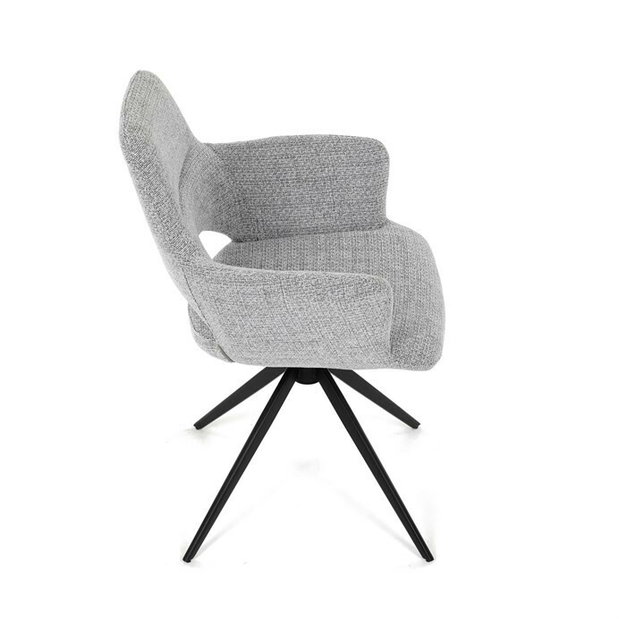 Jedálenská stolička Diamantal (sivá)