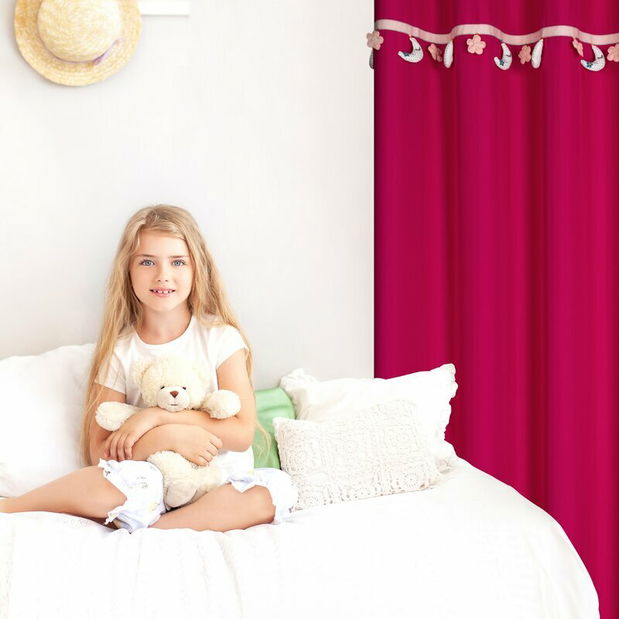 Perdea 140x250 cm Mun (amarant)